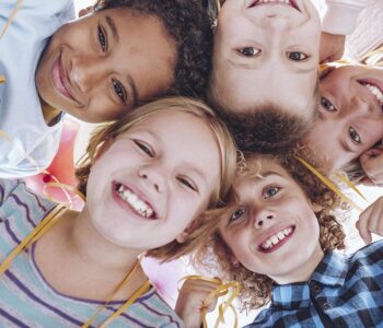 A group of smiling kids